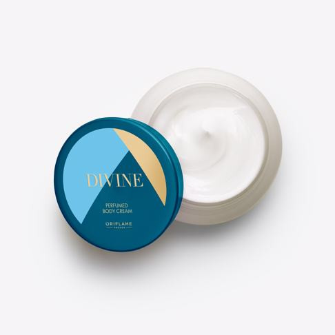 کرم کاسه ای بدن معطر دیواین زنانه با رایحه خنک و گلی اوریفلیم 250 میل 41545